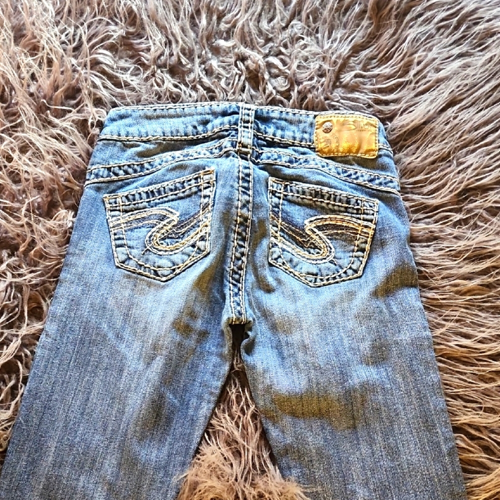 Silver jeans